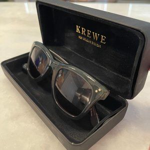 Krewe Sunglasses: Charles II, green